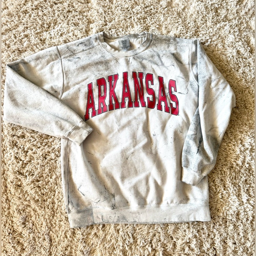 Comfort Colors Gray Arkansas Sweatshirt